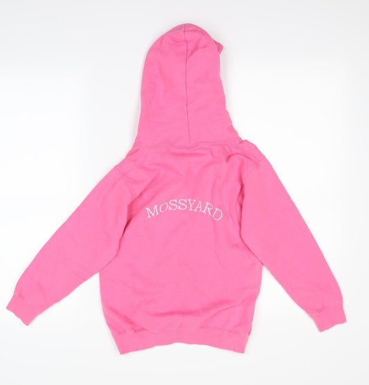 Awdis Girls Pink Pullover Hoodie Size 7-8 Years