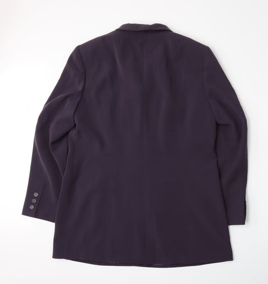 Gerry Weber Womens Purple Jacket Suit Jacket Size 16