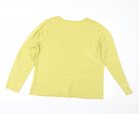 Bonmarché Womens Green Pullover Jumper Size 18