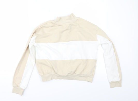H&M Girls Beige Pullover Sweatshirt Size 11-12 Years