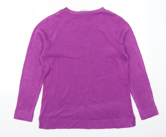 Tigi Womens Pink Pullover Jumper Size 10
