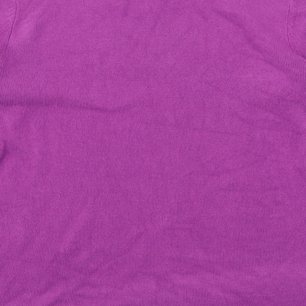 Brand and care label for TIGI women’s pink jumper, size UK 10
