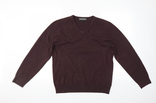 Marks and Spencer Mens Brown Pullover Jumper Size L