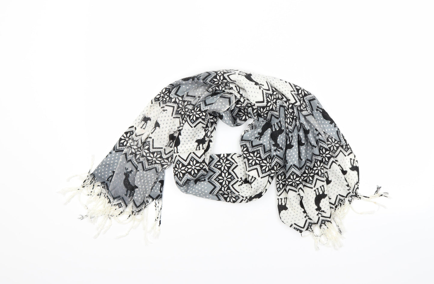 Preworn Womens Grey Scarf