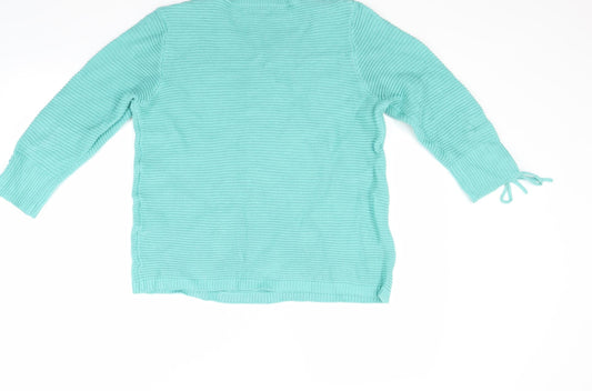 Damart Womens Green Pullover Jumper Size 16