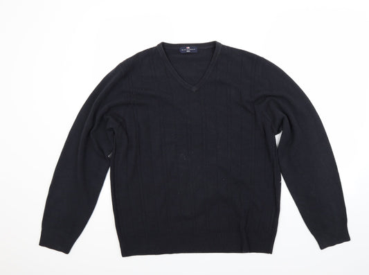 Marks and Spencer Mens Blue Pullover Jumper Size L