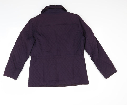 CC Womens Purple Jacket Coat Size 10