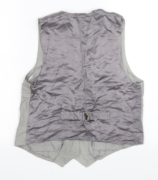 Jasmine and Bread Mens Grey Jacket Suit Waistcoat One Size