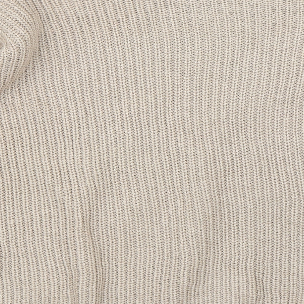 Missguided Womens Beige Pullover Jumper Size M