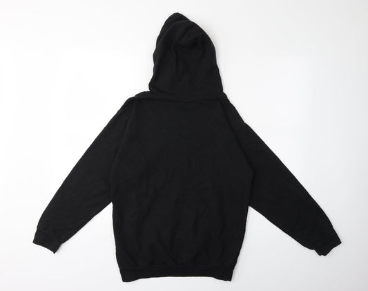 YAA Womens Black Pullover Hoodie Size S