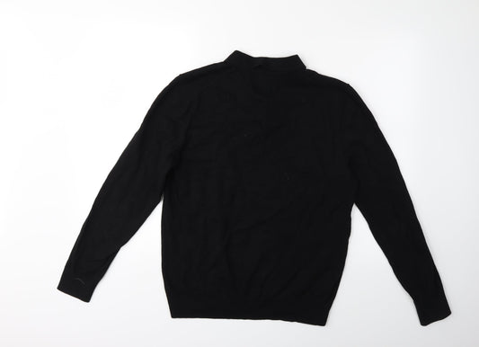 Burton Mens Black Knit Pullover Jumper Size M
