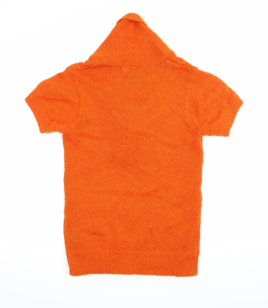 H&M Womens Orange Pullover Jumper Size 10