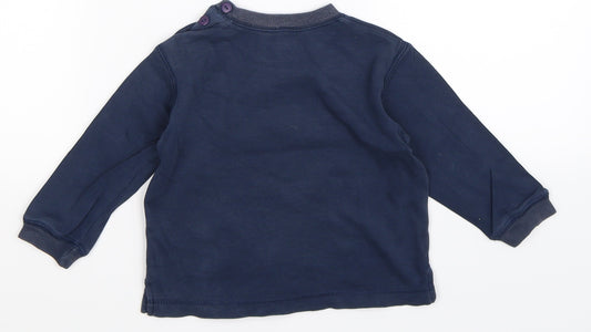 Adams Boys Blue Basic T-Shirt Size 12-18 Months