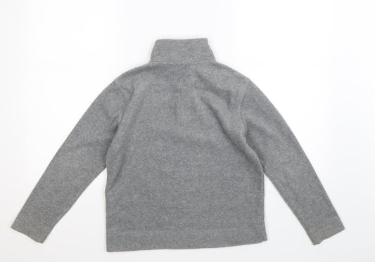 Old Navy Womens Grey Fleece Jacket Size 8