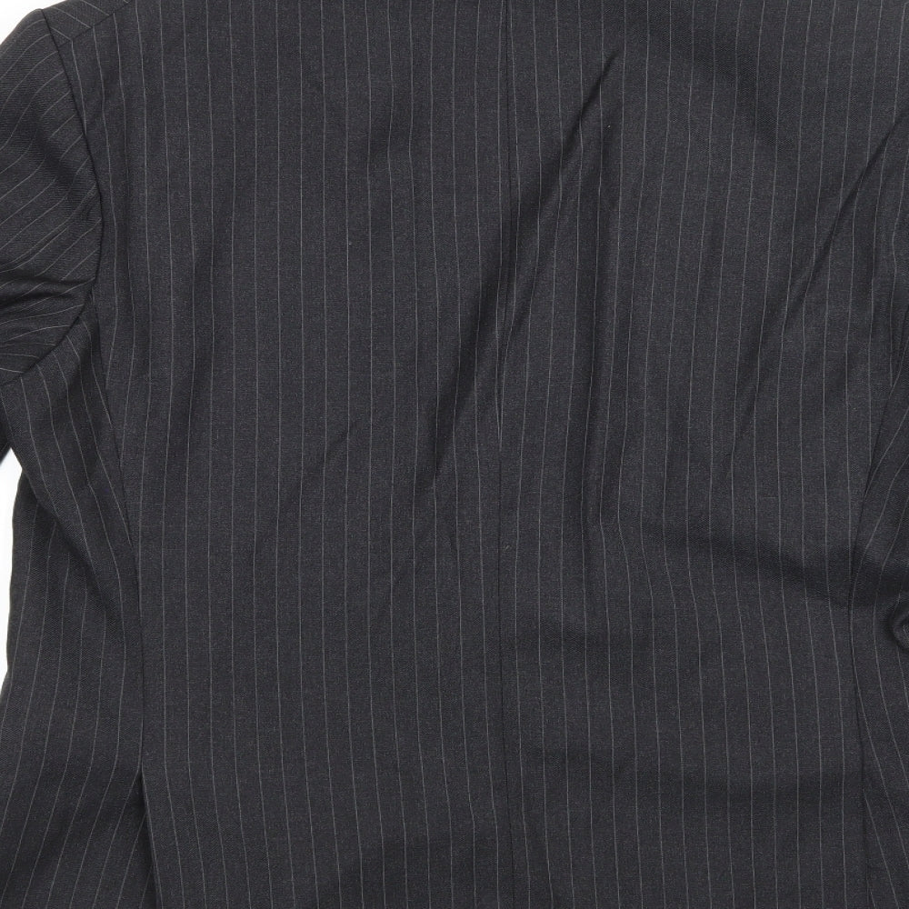 Brand and care label for Coes men’s black jacket blazer, size 42