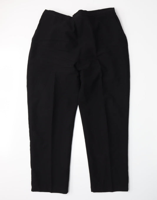 Emma Collection Womens Black Trousers Size 20 L27 in