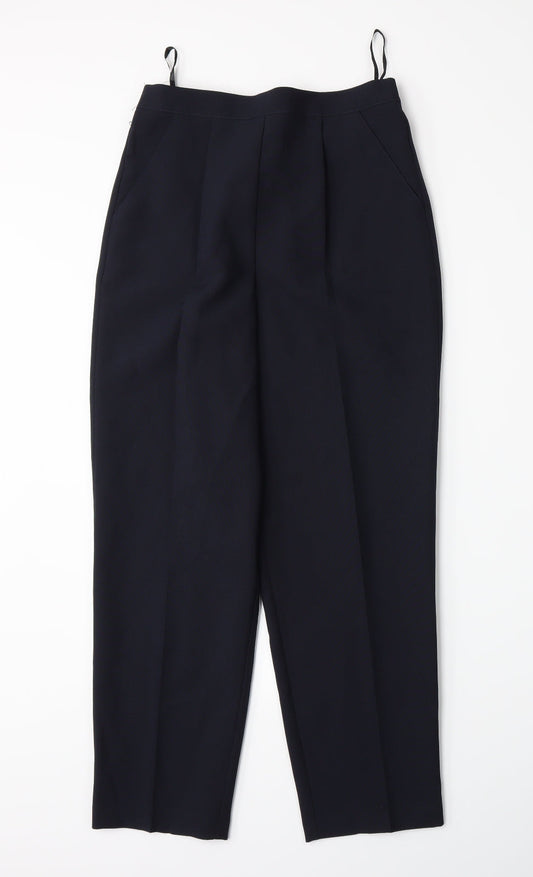 Sarah Hamilton Womens Blue Trousers Size 10 L27 in