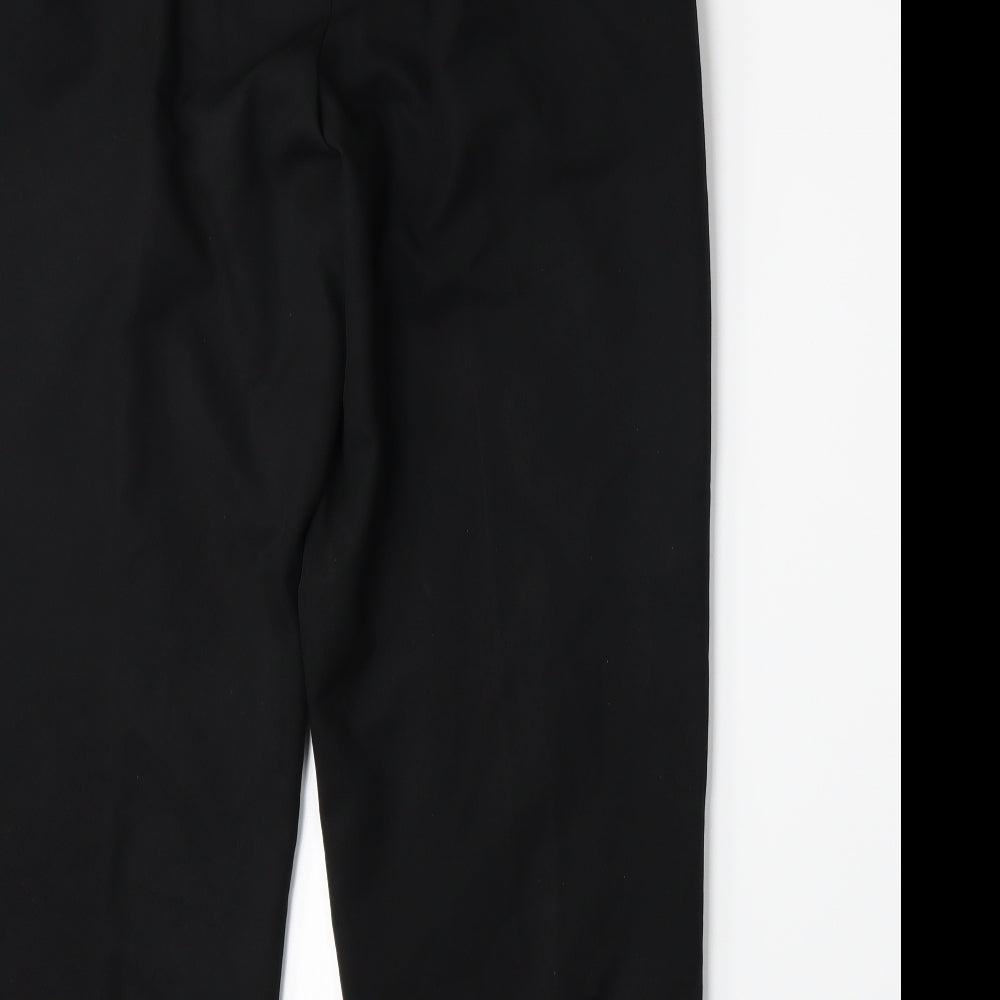 BM Womens Black Trousers Size 12 L25 in