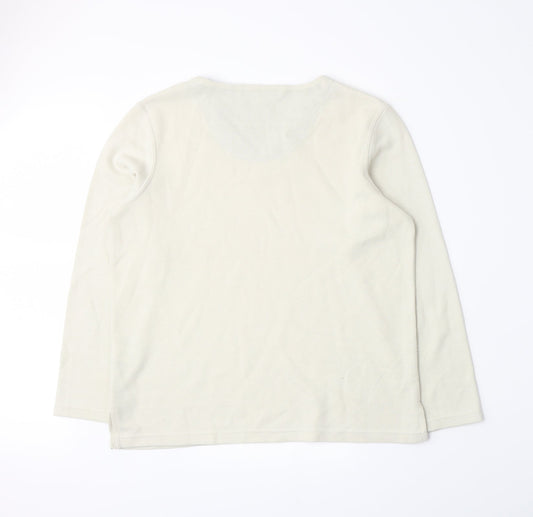Bonmarché Womens Beige Knit Pullover Jumper Size S