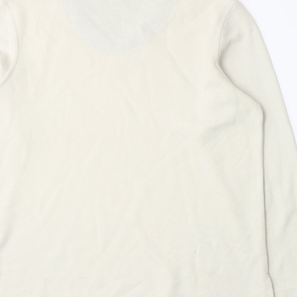 Bonmarché Womens Beige Knit Pullover Jumper Size S