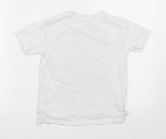 NEXT Boys White Basic T-Shirt Size 5 Years