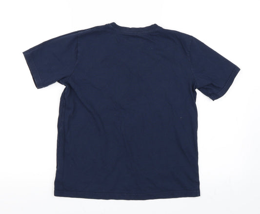 Demo Boys Blue Basic T-Shirt Size 11-12 Years