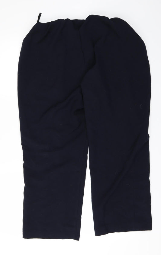 Bonmarché Womens Blue Trousers Size 18 L25 in