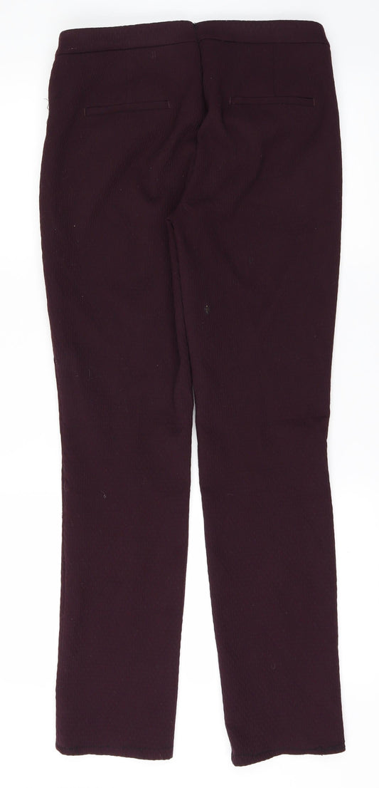 NEXT Womens Purple Trousers Size 8 L29 in
