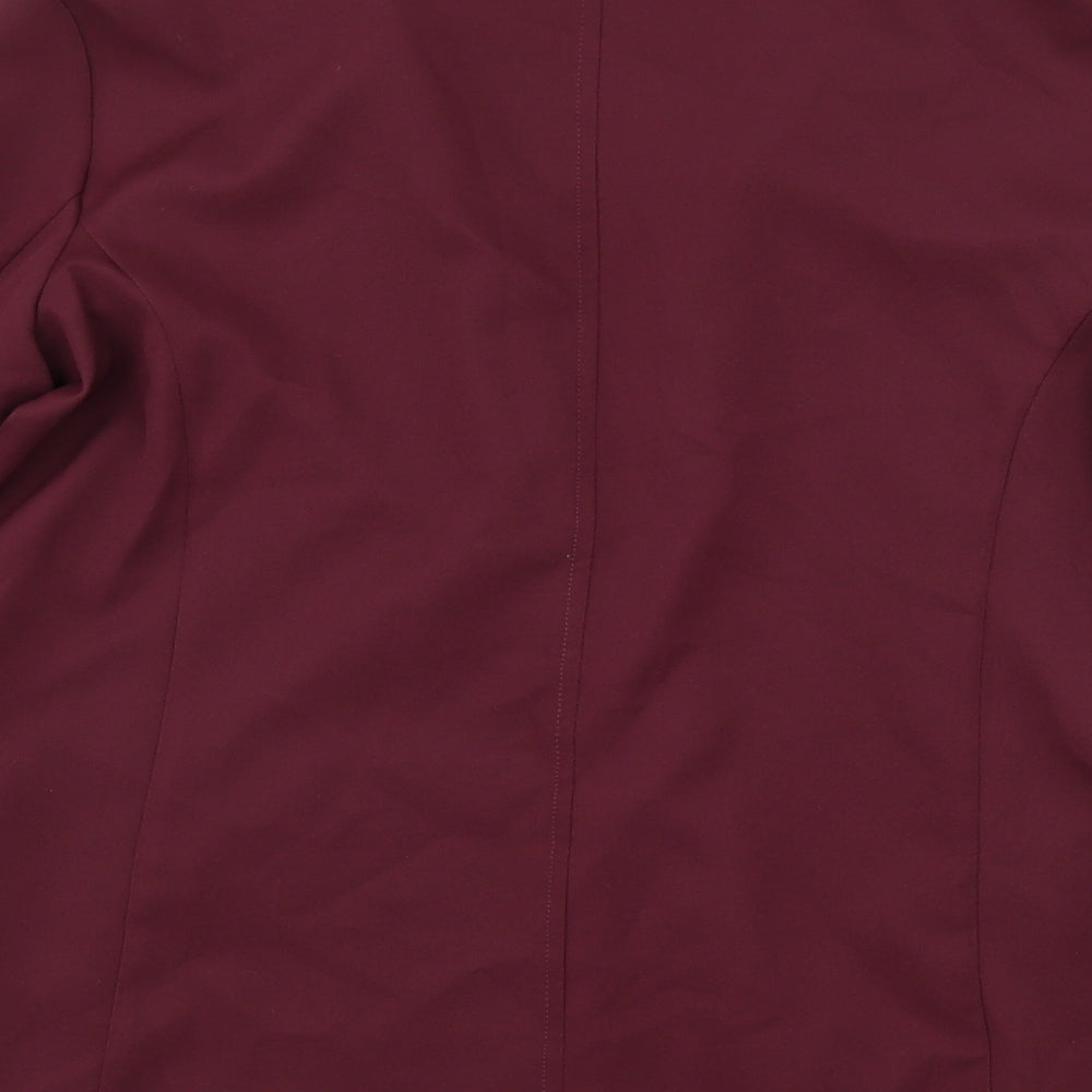 Select Womens Purple Jacket Blazer Size 10
