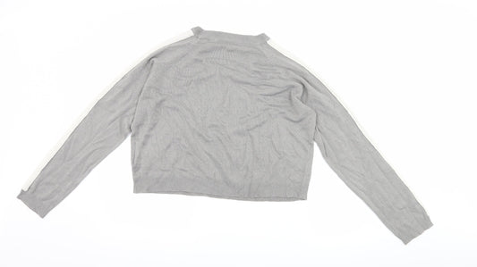 Brave Soul Womens Grey Pullover Jumper Size M
