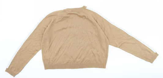 Brave Soul Womens Brown Pullover Jumper Size M