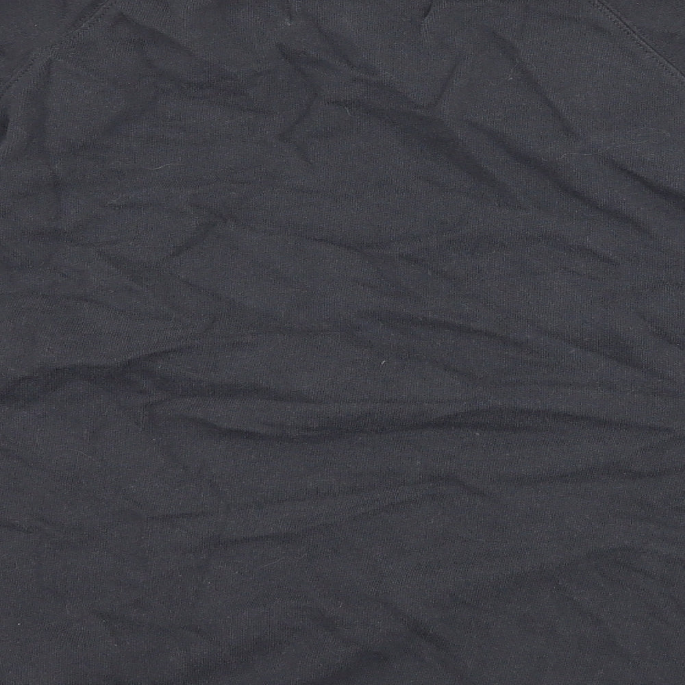 Brand and care label for Next women’s grey pullover sweatshirt, size M, - up all night