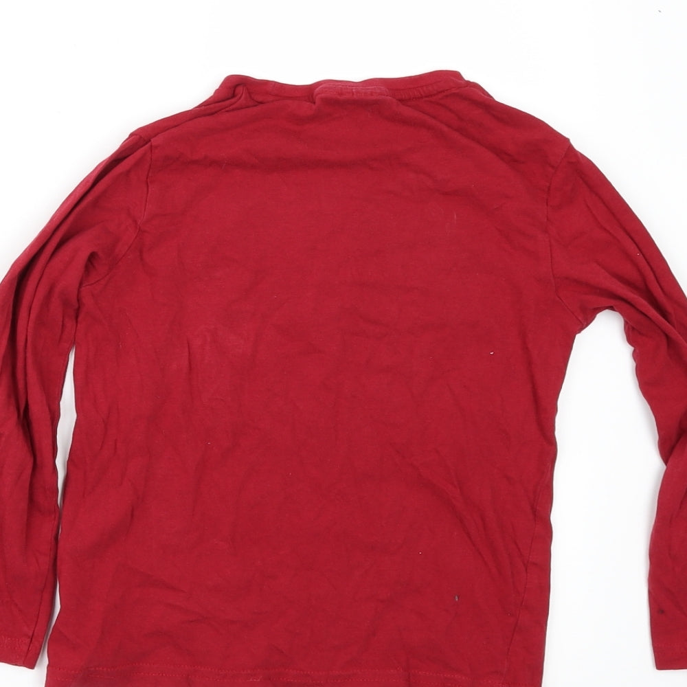 Batman Girls Red Basic T-Shirt Size 8 Years - BATMAN