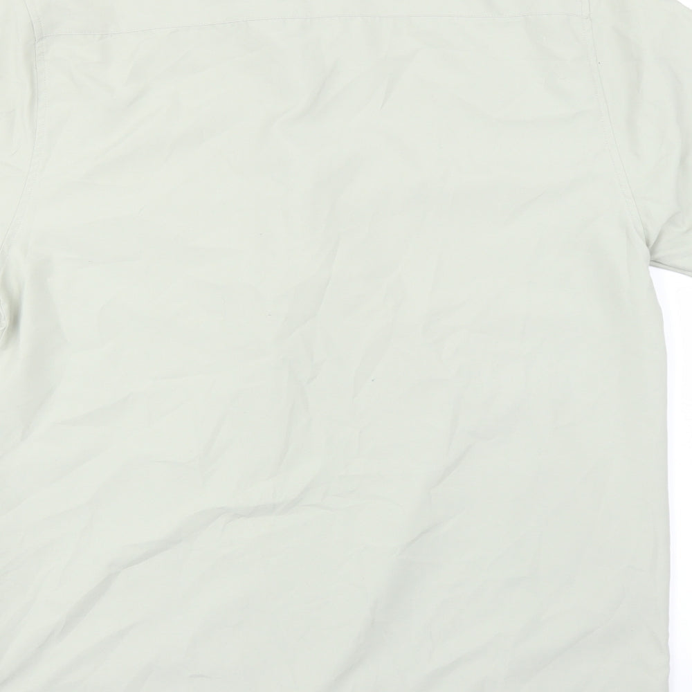 Lee Cooper Mens Green Button-Up Size S