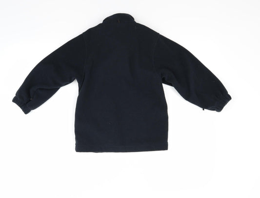 Blue Max Boys Blue Fleece Gilet Coat Size M