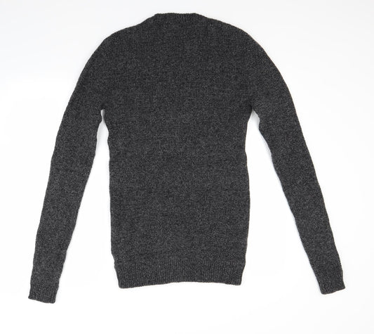 Crew Womens Grey Pullover Jumper Size S