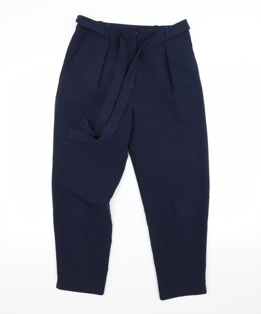 top shop Womens Blue Trousers Size 10 L28 in