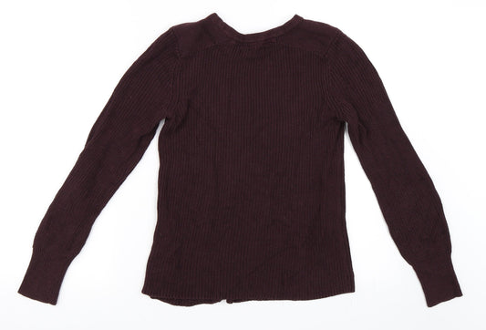 Preworn Womens Purple Pullover Jumper Size S