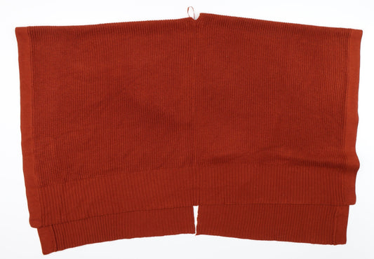 Preworn Womens Orange Wrap Jumper One Size