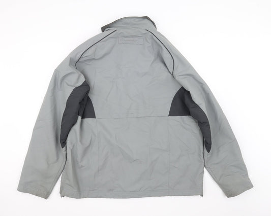 Maine Mens Grey Jacket Coat Size L