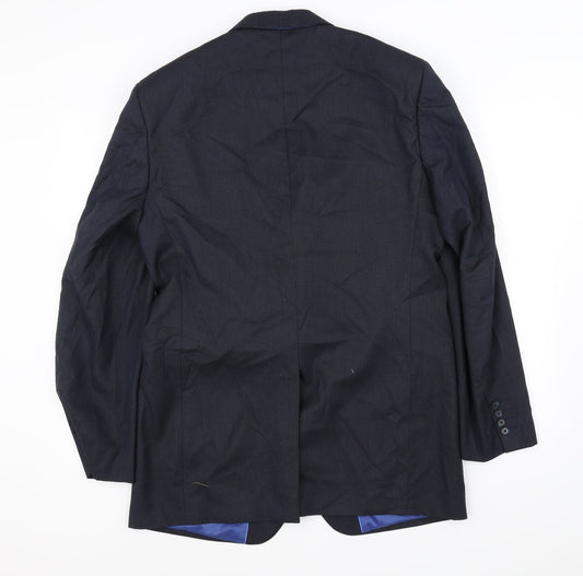 Marks and Spencer Mens Blue Jacket Blazer Size 40