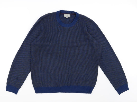 Marks and Spencer Mens Blue Pullover Jumper Size M
