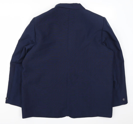 Definitions Collection Womens Blue Jacket Suit Jacket Size 20
