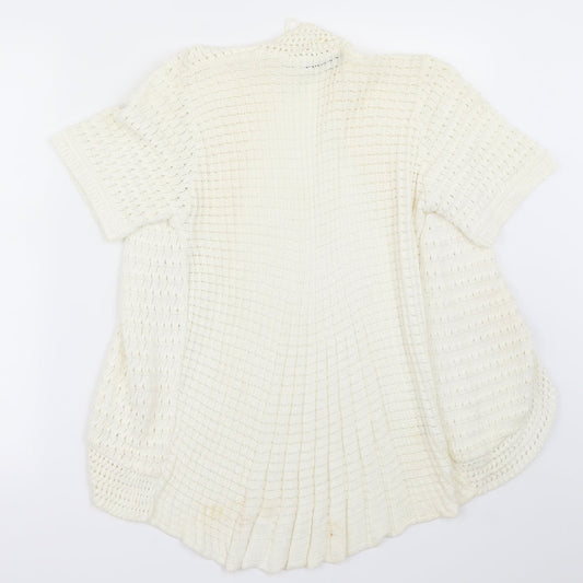 Pure & Natural Womens Ivory Cardigan Jumper Size S