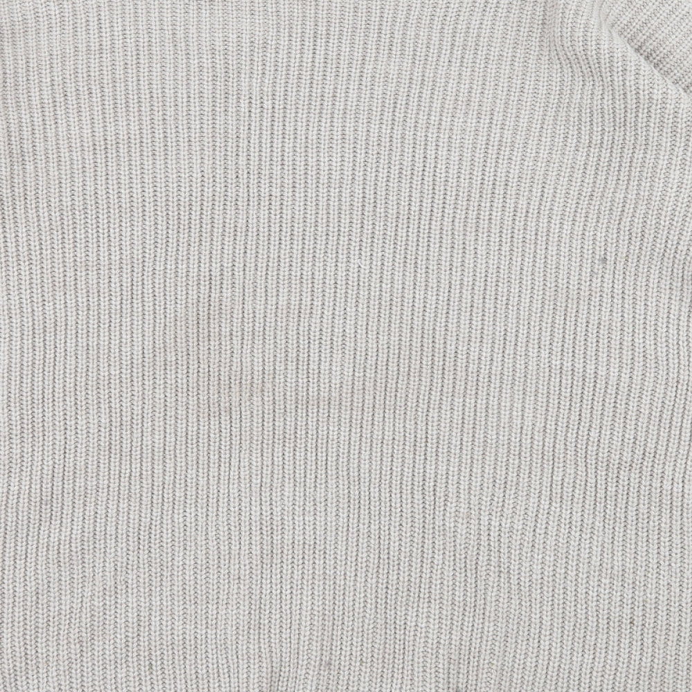ASOS Womens Grey Knit Jumper Dress Size 8