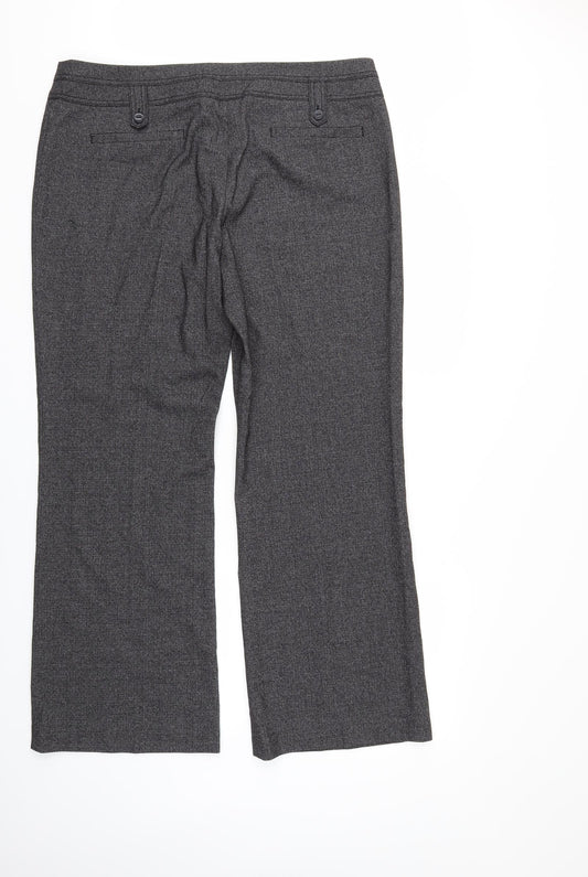 NEXT Womens Black Trousers Size 40 in L30 in