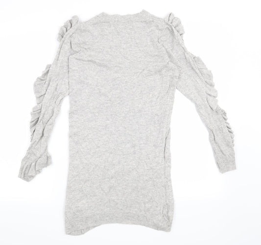 Marks and Spencer Womens Grey Pullover Jumper Size 6