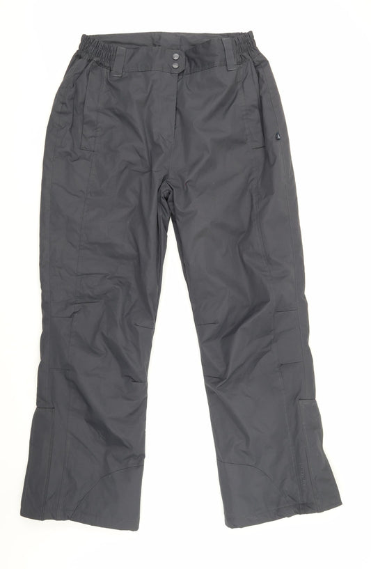 Parallel Womens Grey Trousers Size 14 L31 in