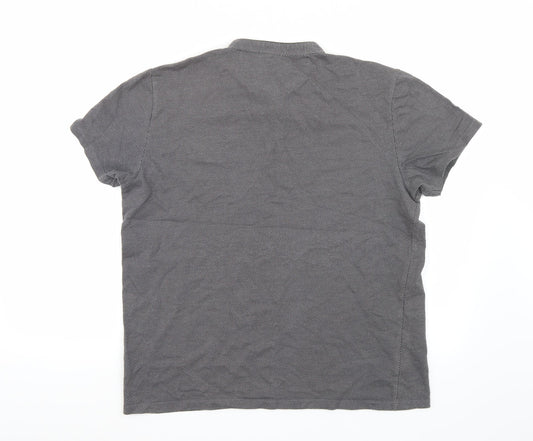 Easy Womens Grey Basic T-Shirt Size L