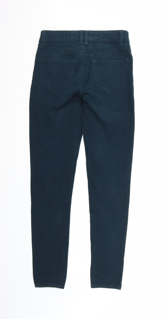 Newlook Womens Blue Skinny Jeans Size 8 L30 in